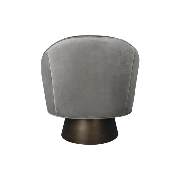 Worlds Away Dominic Chair Grey Velvet 6 Worlds Away Dominic Chair Grey Velvet
