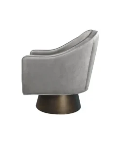 Worlds Away Dominic Chair Grey Velvet 13 Worlds Away Dominic Chair Grey Velvet