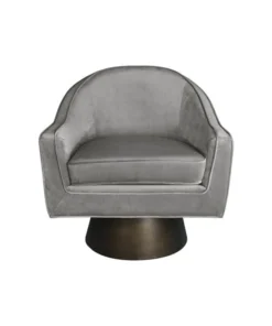 Worlds Away Dominic Chair Grey Velvet 9 Worlds Away Dominic Chair Grey Velvet