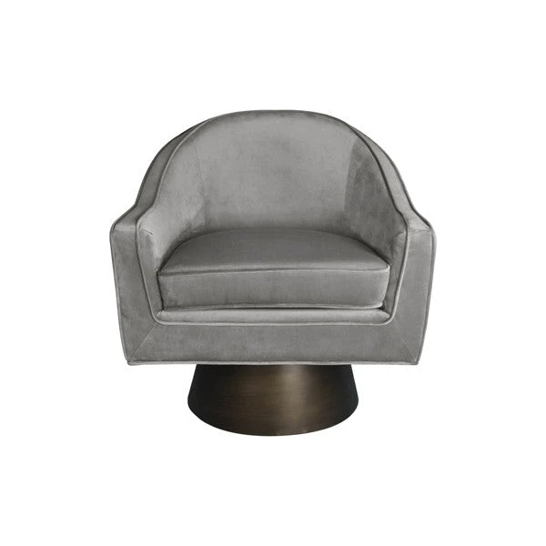 Worlds Away Dominic Chair Grey Velvet 3 Worlds Away Dominic Chair Grey Velvet