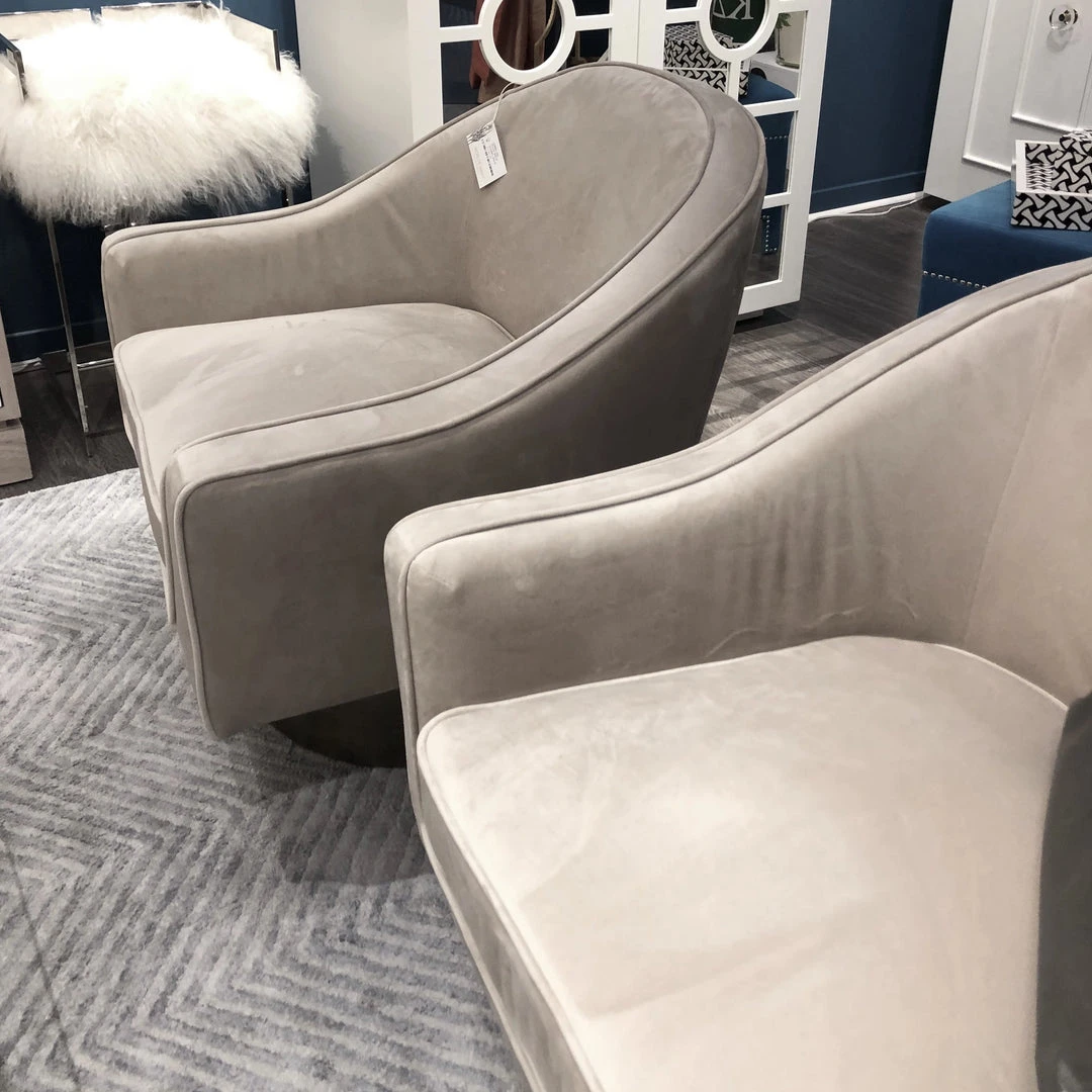 Worlds Away Dominic Chair Cream Velvet 3 Worlds Away Dominic Chair Cream Velvet