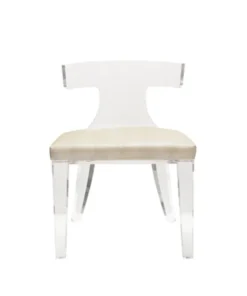 Worlds Away Duke Chair Faux Shagreen Beige New Arrivals