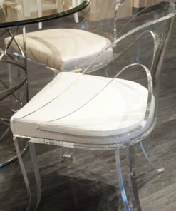 Worlds Away Duke Chair Faux Shagreen Beige New Arrivals