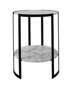 Worlds Away New Arrivals Edgar Side Table Black