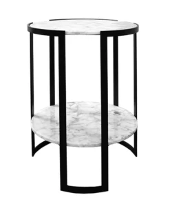 Worlds Away New Arrivals Edgar Side Table Black