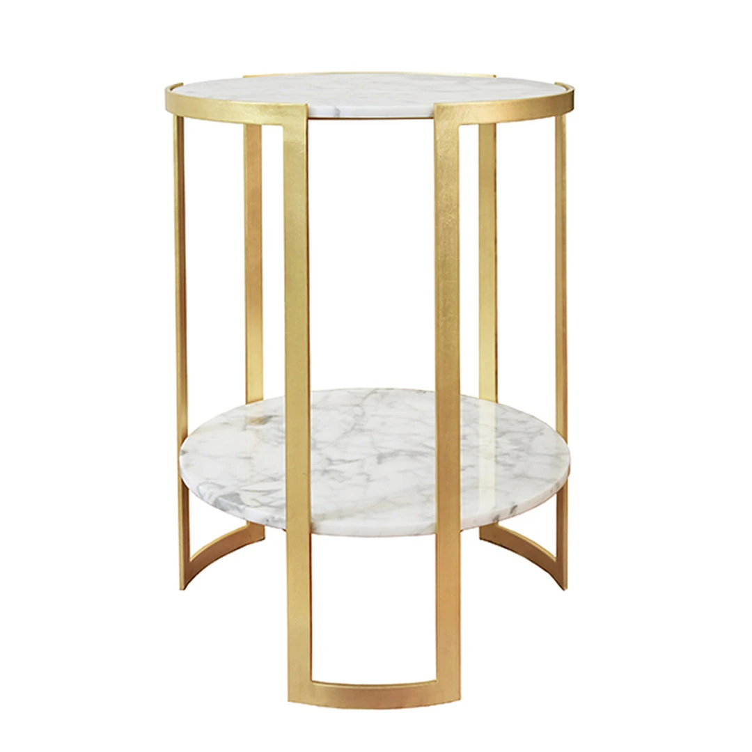 Worlds Away Edgar Side Table Gold Leaf 1 Worlds Away Edgar Side Table Gold Leaf