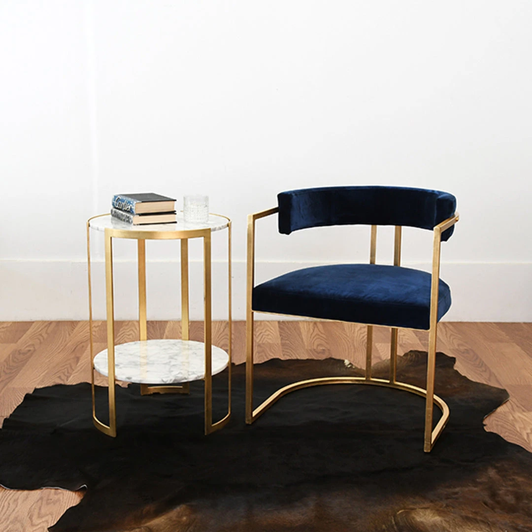 Worlds Away Edgar Side Table Gold Leaf 2 Worlds Away Edgar Side Table Gold Leaf