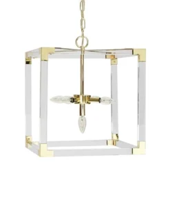 Worlds Away New Arrivals Eli Pendant Brass