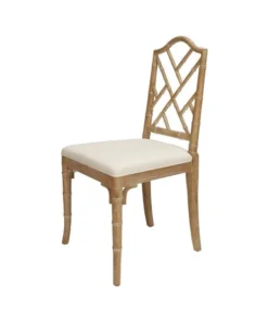 Worlds Away New Arrivals Fairfield Chair Cerused Oak