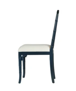 Worlds Away New Arrivals Fairfield Chair Navy Lacquer
