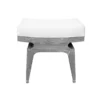 Worlds Away Fergie Stool Grey Cerused Oak