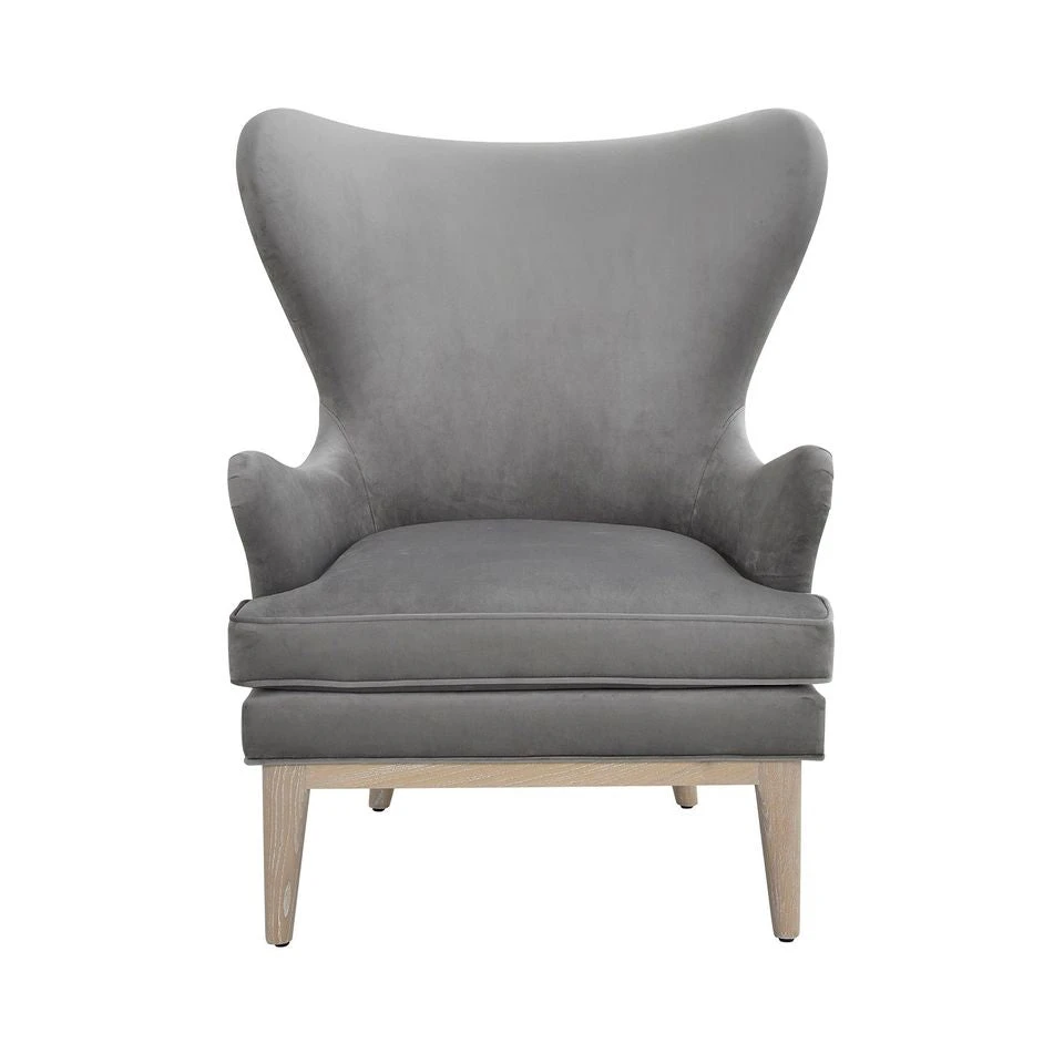 Worlds Away Frisco Wing Chair Gray New Arrivals 5 Worlds Away Frisco Wing Chair Gray New Arrivals