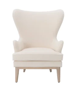 Worlds Away Frisco Wing Chair Ivory New Arrivals