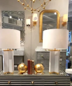 Worlds Away New Arrivals Waverly Mirror Gold Leaf