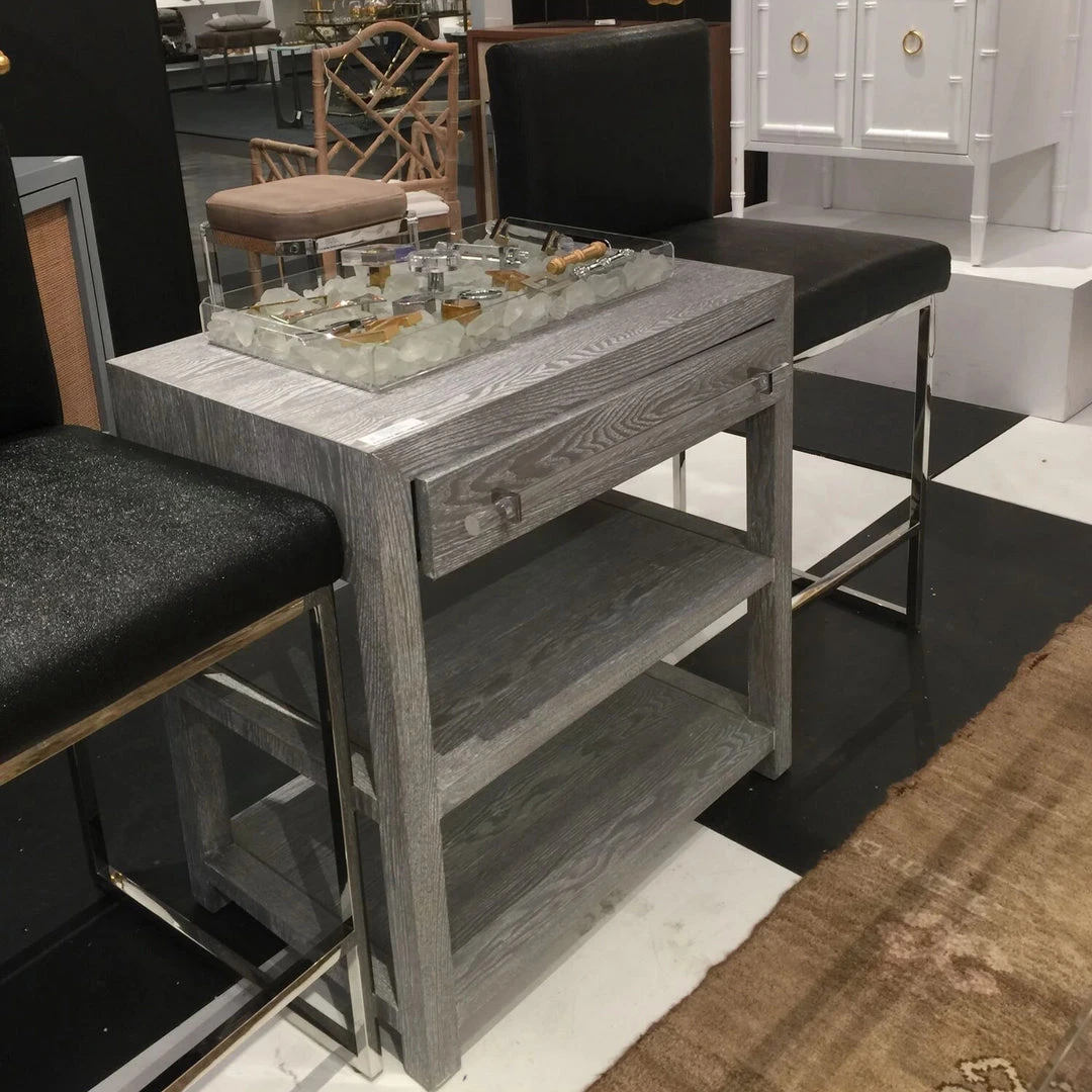Worlds Away Garbo Side Table Grey Cerused Oak New Arrivals 7 Worlds Away Garbo Side Table Grey Cerused Oak New Arrivals