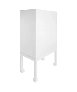 Worlds Away Guthrie Bar Cabinet White