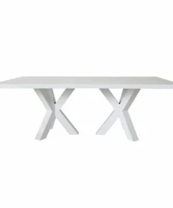 Worlds Away New Arrivals Haines Dining Table White