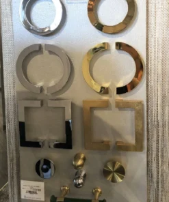 Worlds Away Braxton Hardware Silver Leaf Pair New Arrivals