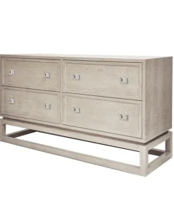 Worlds Away New Arrivals Harlan Dresser Cerused Oak