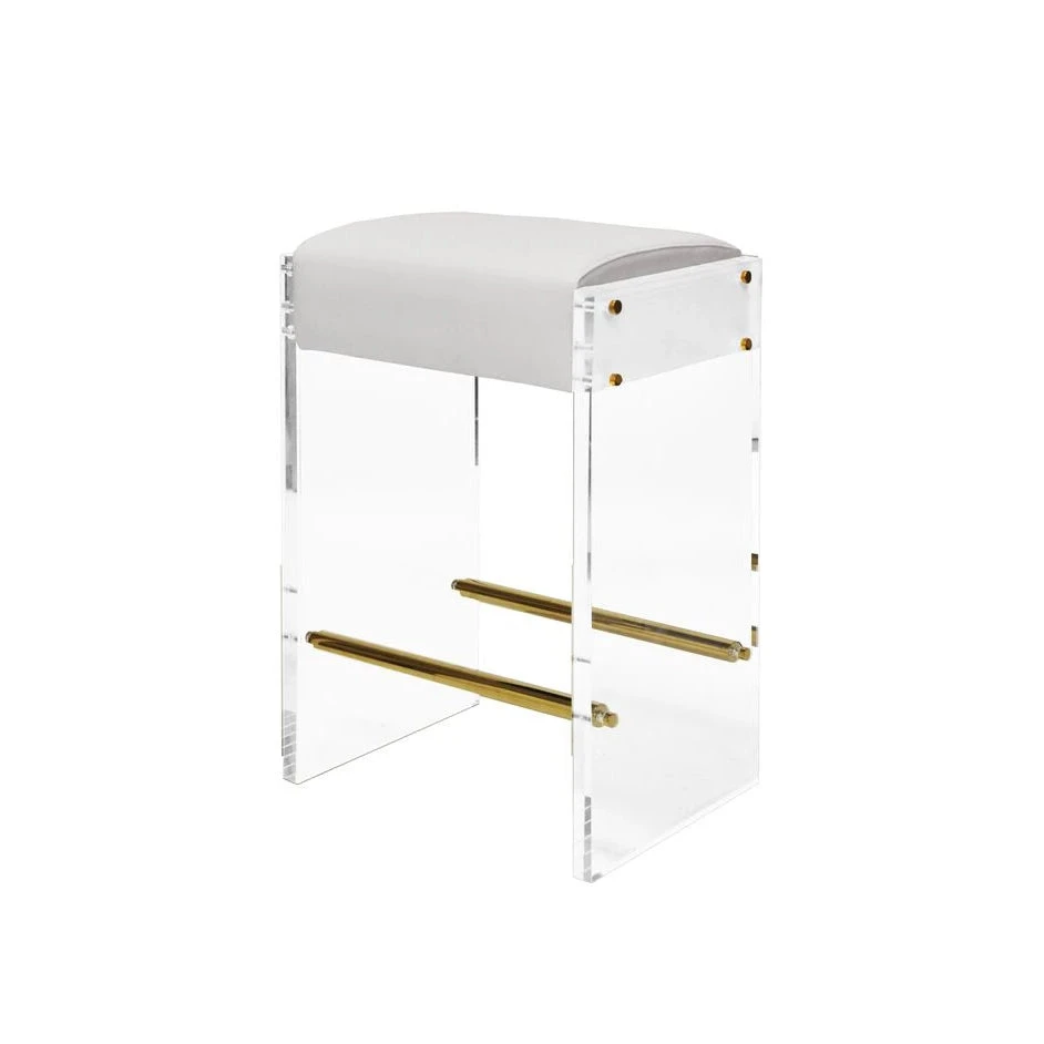 Worlds Away Indy Counter Stool White And Brass 1 Worlds Away Indy Counter Stool White And Brass