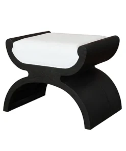 Worlds Away Janna Stool Espresso New Arrivals
