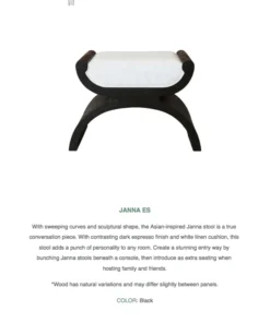 Worlds Away Janna Stool Espresso New Arrivals 13 Worlds Away Janna Stool Espresso New Arrivals