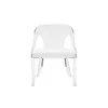 Worlds Away New Arrivals Jolie Chair White Linen