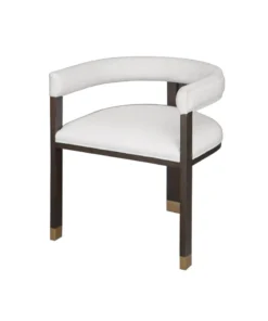 Worlds Away New Arrivals Jude Chair Dark Espresso Oak