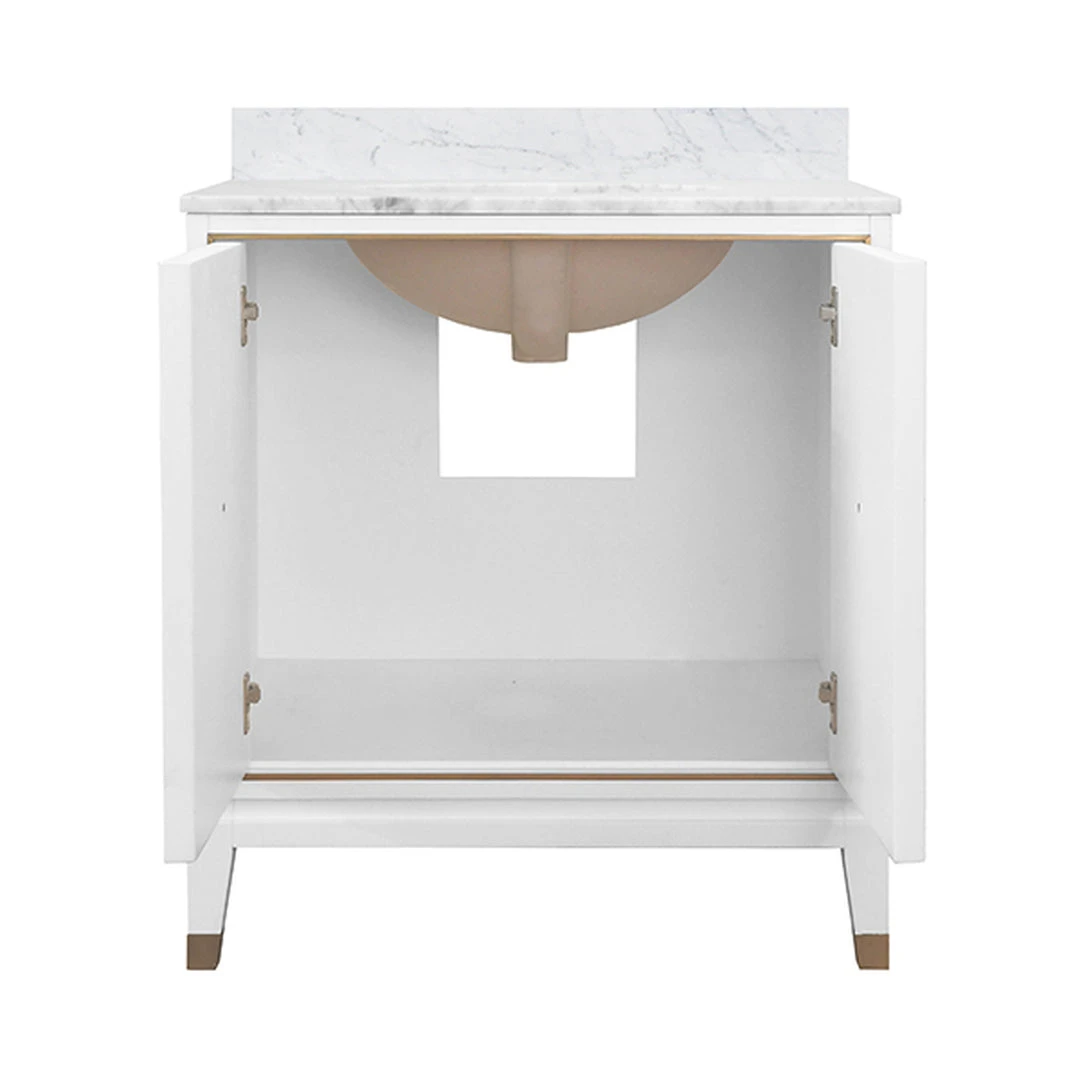 Worlds Away Larson Vanity White 2 Worlds Away Larson Vanity White