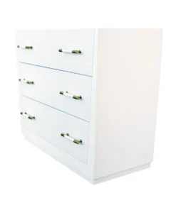 Worlds Away New Arrivals Liam Chest White Lacquer