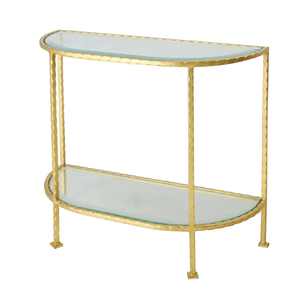 Worlds Away New Arrivals Louie Side Table Gold Leaf 1 Worlds Away New Arrivals Louie Side Table Gold Leaf