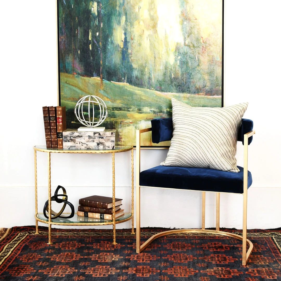 Worlds Away New Arrivals Louie Side Table Gold Leaf 2 Worlds Away New Arrivals Louie Side Table Gold Leaf