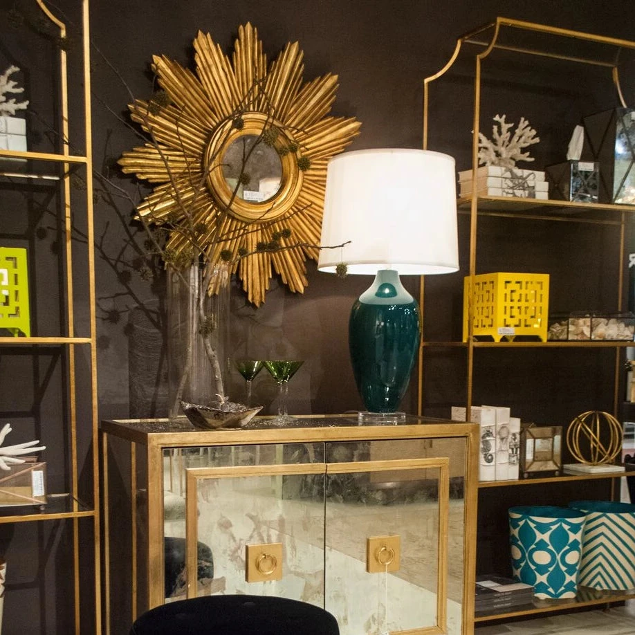 Worlds Away New Arrivals Chloe Etagere Gold Leaf 2 Worlds Away New Arrivals Chloe Etagere Gold Leaf