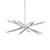 Worlds Away Luisa Chandelier Nickel