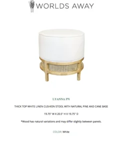 Worlds Away Lyanna Stool Pine And Cane New Arrivals 11 Worlds Away Lyanna Stool Pine And Cane New Arrivals