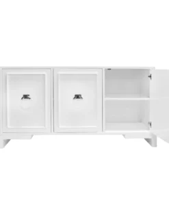 Worlds Away New Arrivals Lyra Three Door Cabinet White And Nickel 5 Worlds Away New Arrivals Lyra Three Door Cabinet White And Nickel