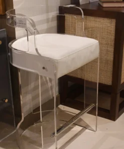 Worlds Away Malone Counter Stool White Vinyl New Arrivals 6 Worlds Away Malone Counter Stool White Vinyl New Arrivals