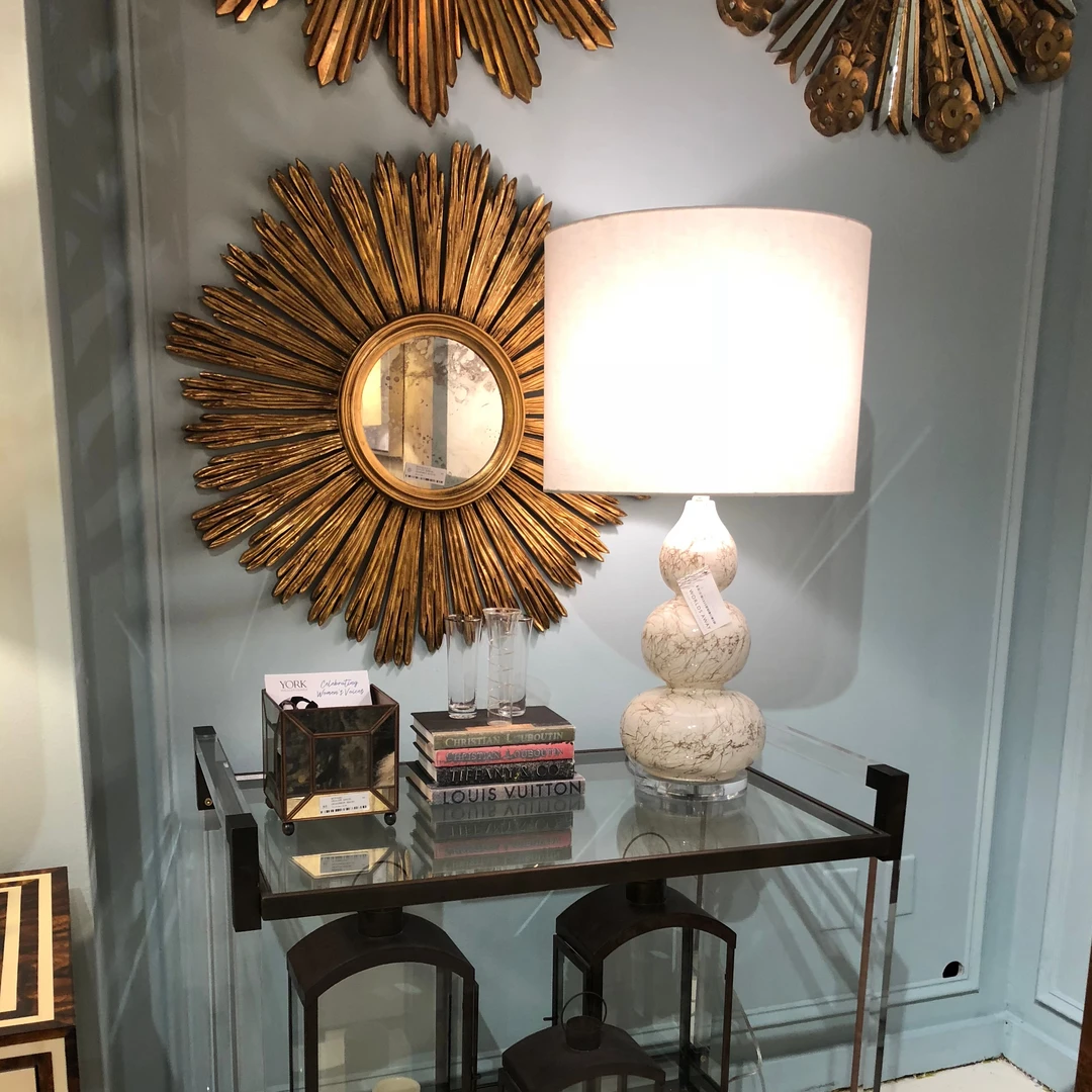 Worlds Away New Arrivals Margeaux Mirror Gold Leaf 4 Worlds Away New Arrivals Margeaux Mirror Gold Leaf