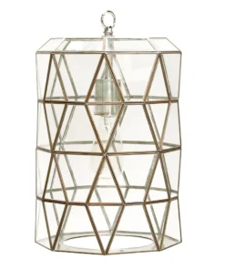 Worlds Away New Arrivals Mariah Pendant Clear Glass