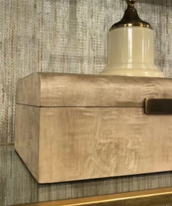 Worlds Away Mira Decorative Box Burl Wood New Arrivals