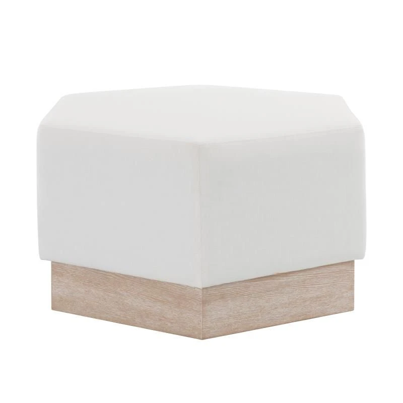 Worlds Away New Arrivals Myra Ottoman Cerused Oak White Linen 1 Worlds Away New Arrivals Myra Ottoman Cerused Oak White Linen
