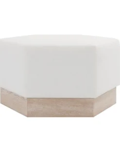 Worlds Away New Arrivals Myra Ottoman Cerused Oak White Linen 12 Worlds Away New Arrivals Myra Ottoman Cerused Oak White Linen