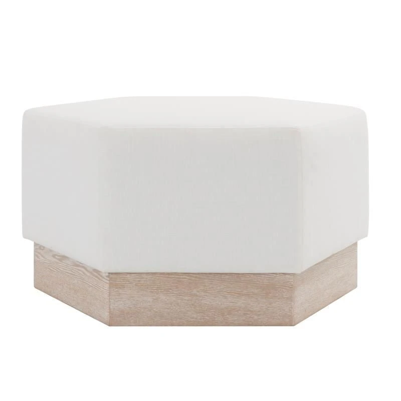 Worlds Away New Arrivals Myra Ottoman Cerused Oak White Linen 6 Worlds Away New Arrivals Myra Ottoman Cerused Oak White Linen