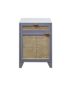 Worlds Away Nell Side Table Grey