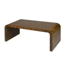 Worlds Away New Arrivals Newbury Coffee Table Dark Burl Wood
