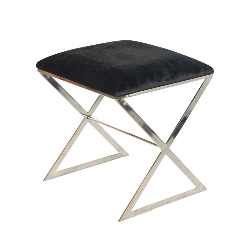 Worlds Away X Side Table Nickel And Black New Arrivals 1 Worlds Away X Side Table Nickel And Black New Arrivals
