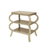 Worlds Away Olive Side Table Cerused Oak New Arrivals