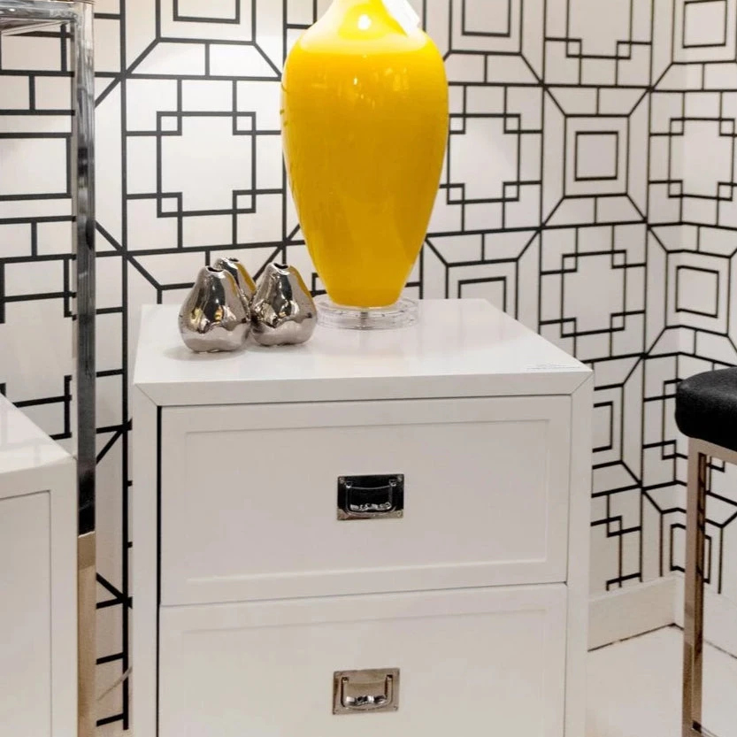 Worlds Away Oliver Side Table White 3 Worlds Away Oliver Side Table White