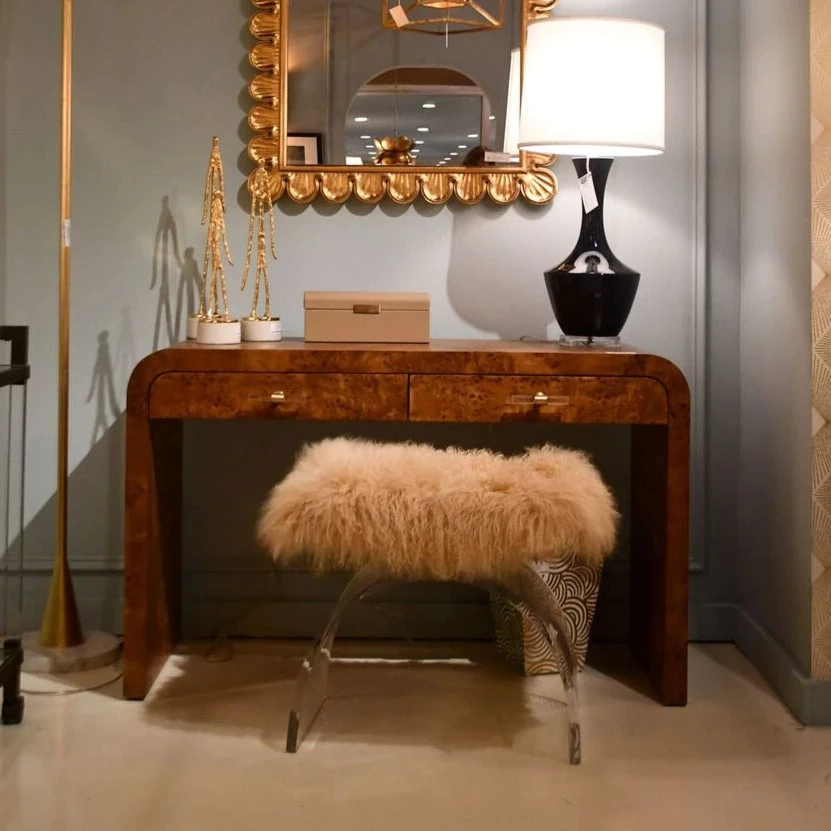 Worlds Away Petra Desk Dark Burl Wood 2 Worlds Away Petra Desk Dark Burl Wood