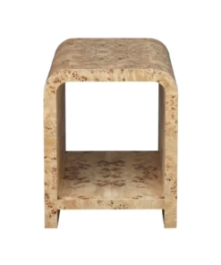 Worlds Away Putnam Burl Wood Side Table New Arrivals